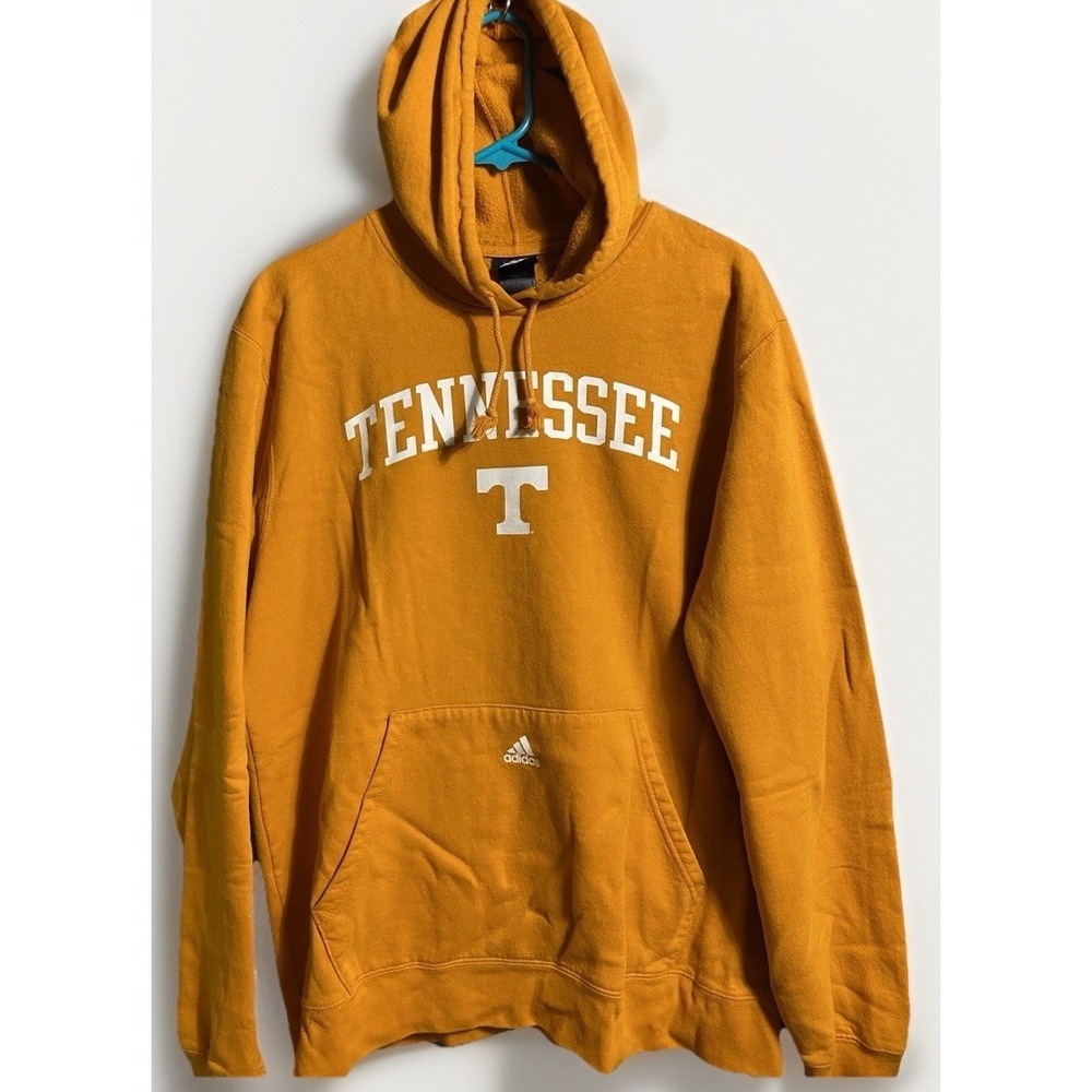 Adidas Tennessee Volunteers Hoodie Orange Mens XL Sweatshirt Tennessee T Logo